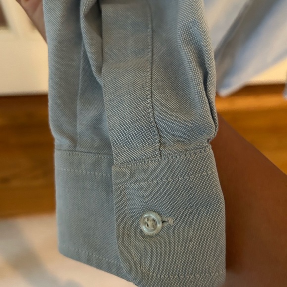 🌿Kayne boys blue button-down shirt, size 16🌿 - Picture 2 of 8